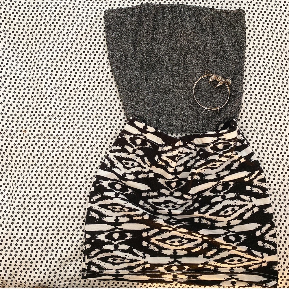 🖤Aztec design mini skirt 🖤